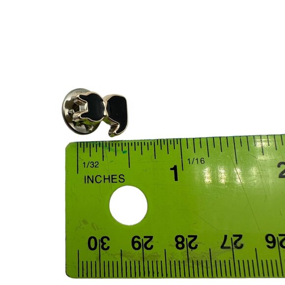 Faux Pearl Gold Tone Enamel Pin Brooch Accessory Handbag Purse Suit Collar - Picture 6 of 7